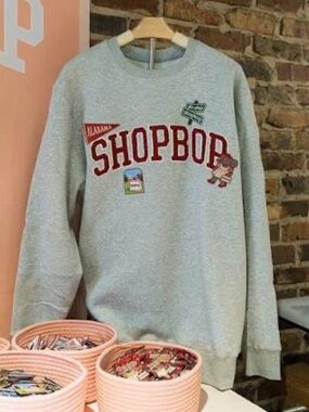 Shopbop University of Alabama Gray Graphic Crewneck Sweater